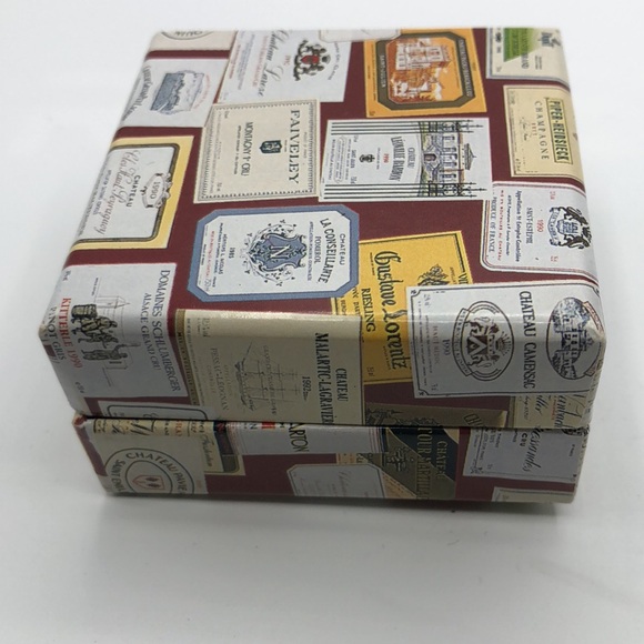 Magnificent Mouchoirs Cufflinks Chateau 1985 Unisex - Picture 12 of 13